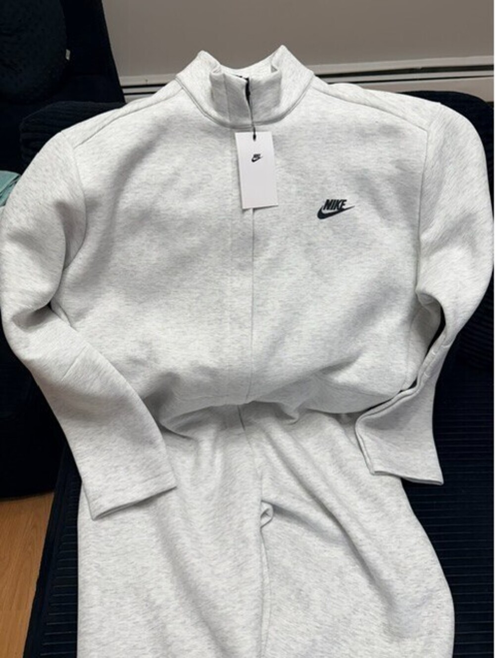 Nike Women's Tech Fleece Jacket XXL Gray Full Zip HV4095 NWT $185
